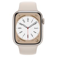 Apple Watch Series 8 41mm Starlight Aluminum Case with Sport Band GPS