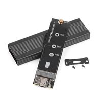 M2 SSD Case NVME Enclosure M.2 to USB Type-C Hard Drive Enclosures Box Aluminum Alloy Shell for NVME PCIE NGFF SATA M/B Key SSD